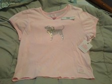 LoveShackFancy x PINK LIMITED ED Victoria's Secret Dog Bling T-Shirt  M picture