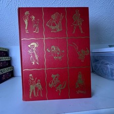 1955 The Illustrated Treasury of Children's Literature Grosset & Dunlap Red Gold picture