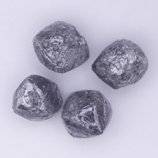Loose Natural Earth Mined Rough Black Diamond 2.10 Ct Excellent Uncut Lot picture