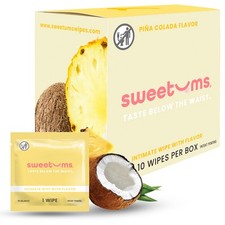 Sweetums Intimate Wipes Pina Colada Flavor 10-Pack picture