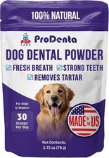 ProDenta Dog Dental Powder for Teeth 30 Scoops 2.75oz Exp 12/2027 - New/Sealed picture