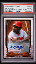 Topps 2017 Gallery Joe Morgan #HOF-12 Reds Hall of Fame Auto PSA 8 #1/5 picture