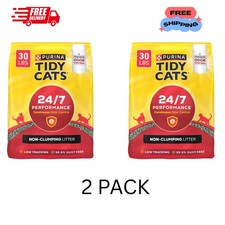 Purina Tidy Cats 24/7 Performance Non-Clumping Litter, Odor Control, 30 lb 2pack picture