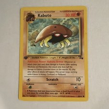 The Pokémon Company Kabuto 50/62 Fossil 1st Edition Regular Common 1999 ENG picture