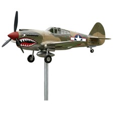 2D Shark Mouth Metal Wind Spinner Garden Yard Hanging Decor Weather Vane picture