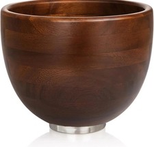 5 Qt Walnut Wood Mixing Bowl Compatible with KitchenAid 4.5-5 Qt Tilt-Head Mixer picture