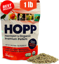 Harrison's Organic Bird Pellets Small Medium Pet Bird Food Soy Free - US picture