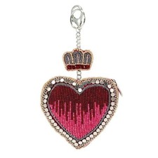 Mary Frances -  Have a Heart Coin Purse NEW UNOPENED Handmade Beaded Mini Purse picture