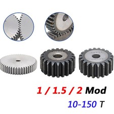 1,1.5,2 Mod Spur Gears 10T to 150T Flat C45 Steel Gears Motor Gears Rough Gears picture