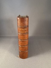 1901 Poésies de André Chénier French Poetry Book Leather Marbled Binding picture