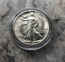 1942-S WALKING LIBERTY SILVER HALF DOLLAR UNCIRCULATED picture