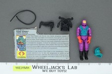 Toxo-Viper V1 100% Complete G.I. Joe 1988 Hasbro Vintage Action Figure picture