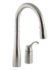 Kohler Simplice K-647-VS Vibrant Stainless Steel Pulldown Lever Kitchen Faucet picture