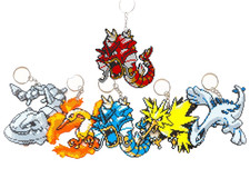 Gyarados, Lugia, Moltres, Steelix, Zapdos, Keychain Pack, Bundle. 3D Printed picture