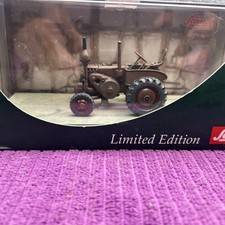 Schuco 1/43 Scale Model Tractor 02644 Lanz Bulldog - Rust Color New In Box picture