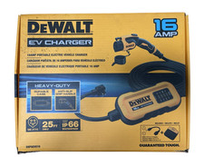 DeWalt Portable EV Charger 16 Amps 120-240 Volt AC 3.8 KW 25 Ft DXPAEV016 picture