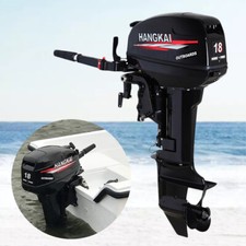HANGKAI 2-18/HP Outboard Motor 2/4 Stroke Fishing Boat Engine Water/Air Cooling picture