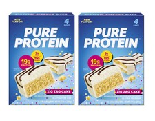 Pure Protein Bars, Zig Zag Cake, 1.76 oz, 4 Count Pack of 2 picture