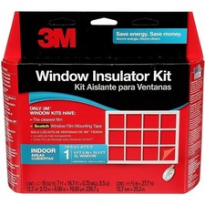 3M Indoor Window Insulator Kit Clear Film 1 Oversized XL Window 2149W-6 New picture