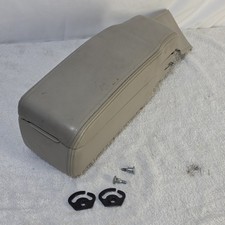 1994-1999 Cadillac DeVille FRONT Center Console Lid Armrest NEUTRAL Leather OEM picture