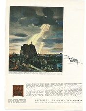 1942 Capehart Panamuse Chippendale Radio WW2 Vintage Print Ad Lamotte Art picture