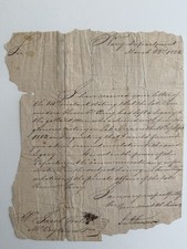 1823 Smith Thompson LS Sec. Navy Re Oliver Hazard Perry Battle Of Lake Erie picture