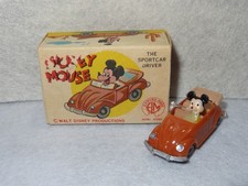Vintage Disney Mickey Mouse Box & Car 