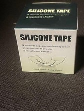 Medical Grade Silicone Scar Sheets, Tape (1.6”x 60” Off White picture