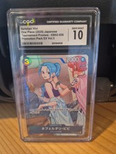 2025 ONE PIECE JP NEFELTARI VIVI TOURNAMENT PROMO EB02-026 CGC 10  picture