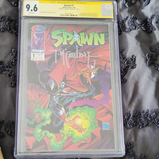 Spawn #1 CGC Signature Series 9.6 Signed Todd McFarlane Image 1992 picture