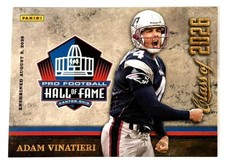 Panini Class of 2026 Adam Vinatieri Hall of Fame card Unsigned Patriots picture