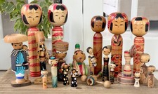 Vintage Traditional & Sosaku Kokeshi/Toy Lot picture