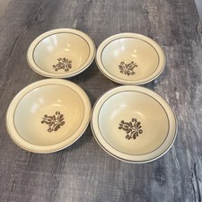 Vintage Pfaltzgraff Village Soup or Cereal Bowls, Set of 4, 6” Diameter picture