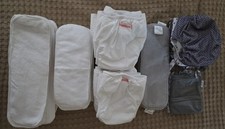 25 Reusable Cloth Diapers ~ Wet Bags ~ Inserts ~ Discontinued ~ NWOT ~ 8-16lb picture