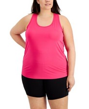 NWoT Ideology Women's Rapidry Racerback Tank Top Pink Plus Size 3X $30 A549 picture