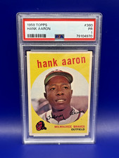 1959 Topps #480 Hank Aaron PSA 1 PR picture