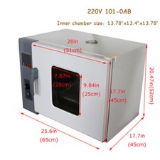 Updated 220V 1KW 101-0AB Industry Lab Digital Forced Air Convection Drying Oven picture