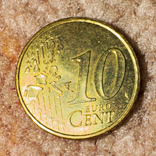 *Rare* 1999 10 Euro Cent “RF” Coin picture