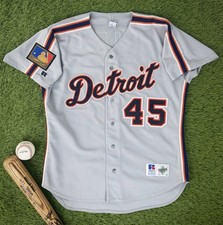 Cecil Fielder Detroit Tigers 1994 Vintage Authentic MLB Baseball Jersey 48/XL picture
