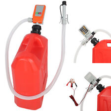 3.2 GPM Fuel Transfer Pump, AA Battery Fuel Pumop, w/ Auto-stop 4 Adapters Gift picture