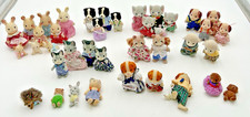 Vtg Calico Critters HUGE Bundle Several Families + Clothes Lot Of 39 Make Offer picture