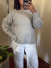 Vince Pullover Dolman wool Cashmere Deep Side Slit Sweater. S picture