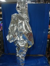LAKELAND INTERCEPTOR INT640 LEVEL A HAZMAT SUIT ALUMINIZED HEAT SUIT LARGE picture