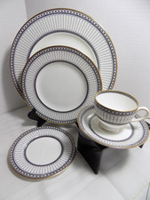 Wedgwood, Colonnade, Black, 5 pc. Place Setting, England picture