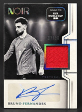 2025-26 Panini Noir FIFA World Cup Bruno Fernandes Portugal Auto Patch BW-BF /10 picture