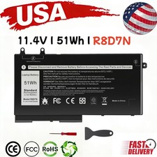 ✅LOT 1-100PCS R8D7N Battery For Dell Precision 3540 3550 Latitude 5400 5500 5510 picture