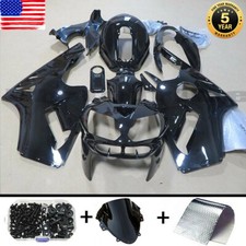 Glossy Vivid Black Fairing Kit For Kawasaki Ninja ZX12R ZX1200B 2002-2005+Bolts picture