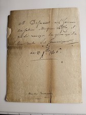 1806 Napoleonic Legal Address to Nicolas Desmarest – Neuchâtel, Justice of... picture