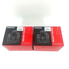 A-Premium Brake Caliper Set BCB93436-C BCB93437-C Silver Metallic New Pair picture