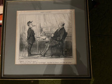 original 19th century lithograph framed picture